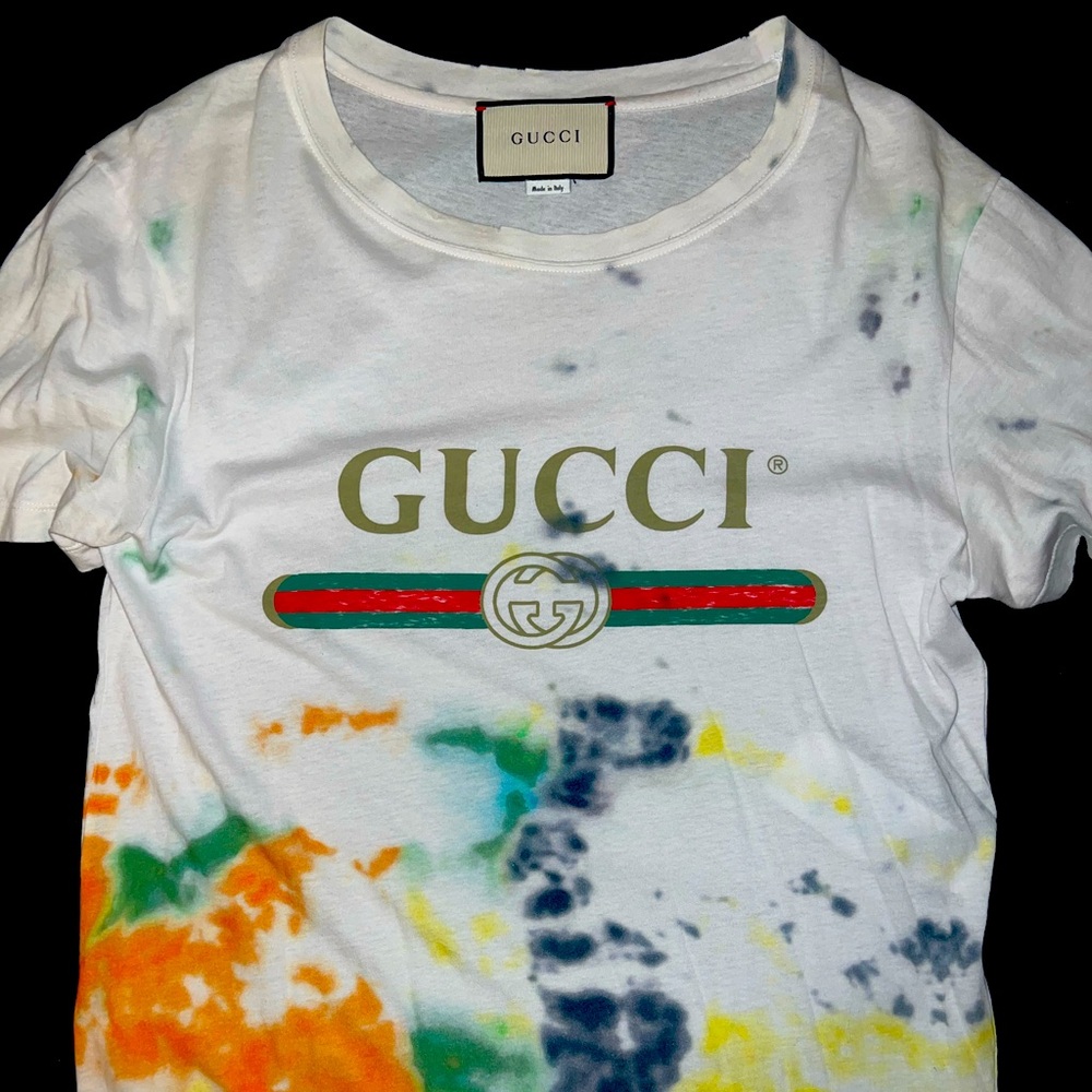 Gucci Multi Color Tye Dye T Shirt *SOLD*